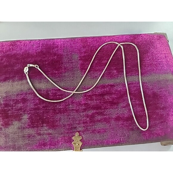 925 Sterling Silver Chain Necklace Vintage - Picture 4 of 10